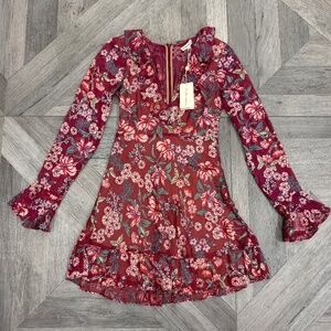 For Love & Lemons NEW W TAG Gracie Mini Dress